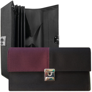 Finker Servierportemonnaie, Canvas, schwarz-lila Finker Servierportemonnaie, Canvas, schwarz-lila