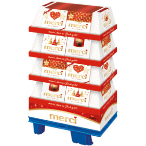 Display Merci Grosse Vielfalt, 180 Stück zu 250 g Display Merci Grosse Vielfalt, 180 Stück zu 250 g