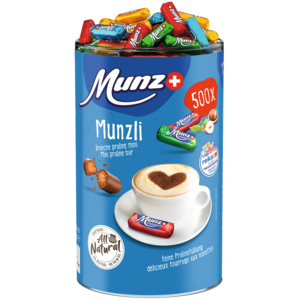 Munzli Mini Prügeli Milch, 500 Stück, 2,5 kg Munzli Mini Prügeli Milch, 500 Stück, 2,5 kg