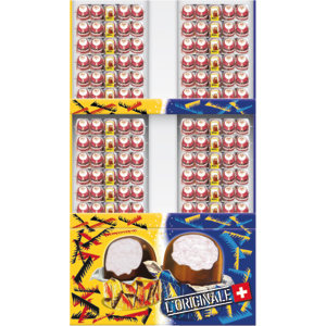 Display Mini Schoko-Köpfli Weihnachtsmann, 48 Stück zu 20 x 10 g Display Mini Schoko-Köpfli Weihnachtsmann, 48 Stück zu 20 x 10 g