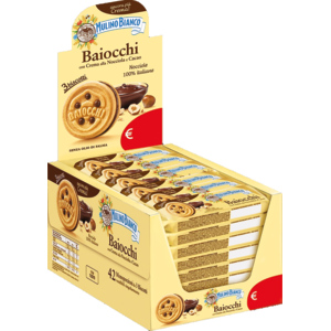 Mulino Bianco Baiocchi Nocciola, 42 x 28 g