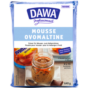 Dawa Mousse Ovomaltine, 4 x160 g