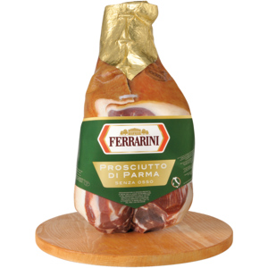 Ferrarini Parma Schinken, 18 Monate, gebunden, Italien, ca. 8 kg Ferrarini Parma Schinken, 18 Monate, gebunden, Italien, ca. 8 kg