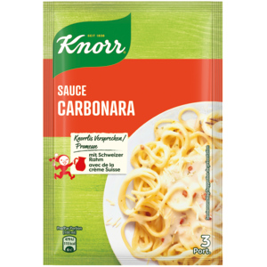 Knorr Salsa per Pasta Carbonara, 28 g Knorr Salsa per Pasta Carbonara, 28 g