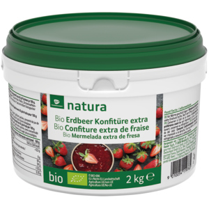 Natura Bio Erdbeere Konfitüre, 2 kg Natura Bio Erdbeere Konfitüre, 2 kg