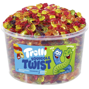 Trolli Squiggle Twist, 150 Stück Trolli Squiggle Twist, 150 Stück