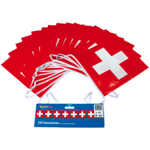In/Out Fahnenkette Schweiz Plastik