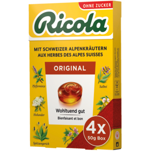 Ricola Multi-Box Original, 4 x 50 g Ricola Multi-Box Original, 4 x 50 g