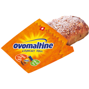 Ovomaltine Crunchy roll, ungebacken, tiefgekühlt, 60 x 95 g Ovomaltine Crunchy roll, ungebacken, tiefgekühlt, 60 x 95 g