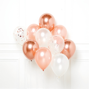 DIY Balloon-Set Rosé Gold, 10 Stück
