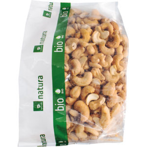 Natura Bio Knospe Cashew geröstet gesalzen, 500 g Natura Bio Knospe Cashew geröstet gesalzen, 500 g