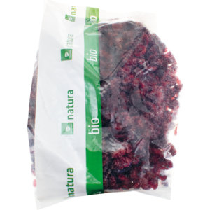 Natura Bio Cranberries, getrocknet, gezuckert, 500 g Natura Bio Cranberries, getrocknet, gezuckert, 500 g