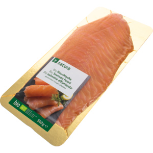 Natura Bio Rauchlachs, geschnitten, 500 g Natura Bio Rauchlachs, geschnitten, 500 g