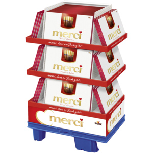 Display Merci Grosse Vielfalt, 64 Stück zu 400 g