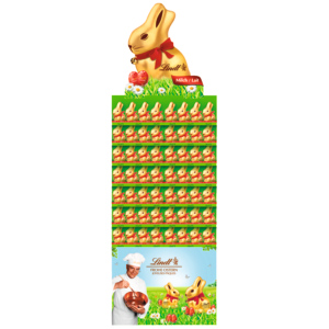 Display Lindt Goldhasen, Milch, 224 Stück zu 100 g Display Lindt Goldhasen, Milch, 224 Stück zu 100 g