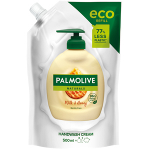 Palmolive Flüssigseife Milch & Honig Refill, 2 x 500 ml Palmolive Flüssigseife Milch & Honig Refill, 2 x 500 ml