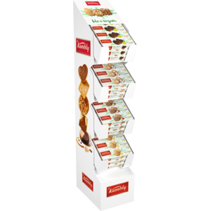 Display Kambly Bio & Vegan, assortiert, 72 Stück Display Kambly Bio & Vegan, assortiert, 72 Stück