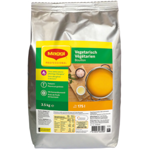 Maggi Bouillon vegetarisch, allergenfrei, 3,5 kg Maggi Bouillon vegetarisch, allergenfrei, 3,5 kg