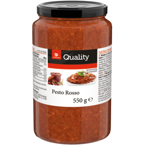 Quality Pesto Rosso, 550 g Quality Pesto Rosso, 550 g