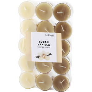 Duftteelichter, Vanille, 4h, 30 Stk Duftteelichter, Vanille, 4h, 30 Stk