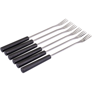 Käsefondue Gabeln Black, Pack zu 6 Stück