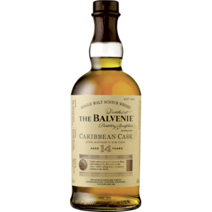 The Balvenie Caribbean Cask 14 years 43% Vol., Flasche zu 70 cl