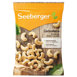 Seeberger Cashewkerne, 200 g