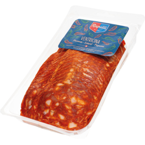 Rapelli Salami Ventricina geschnitten, scharf, ca. 500g Rapelli Salami Ventricina geschnitten, scharf, ca. 500g