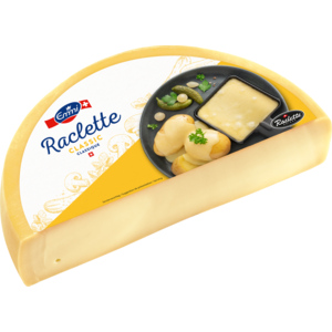 Emmi Raclette, rund, 1/2 Laib ca. 2,75 kg Emmi Raclette, rund, 1/2 Laib ca. 2,75 kg