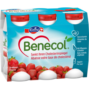Emmi Benecol Erdbeer, 6 x 65 ml