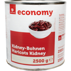 Economy Kidney Bohnen, 6 x 2,5 kg