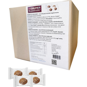 Cerutti "la pasticceria" Amaretto, Glutenfrei, einzelverpackt 245 Stück, 800 g