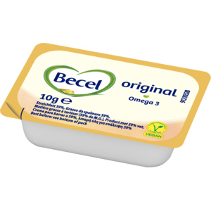 Becel Pflanzenmargarine Portionen, Becher, 100 x 10 g
