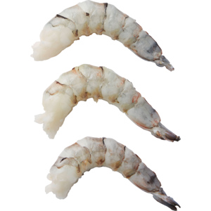 Economy ASC Crevetten Vannamei, geschält, entdarmt, 31/60, tiefgekühlt, 1 kg Economy ASC Crevetten Vannamei, geschält, entdarmt, 31/60, tiefgekühlt, 1 kg