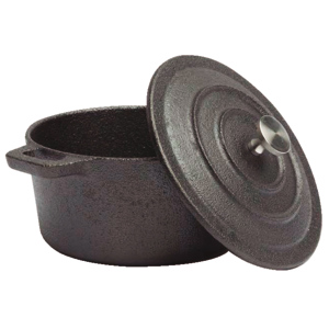 Kasserolle Mini Gusseisen rund D 11 cm H 6 cm