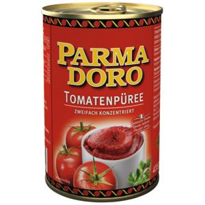 Parmadoro Tomatenpüree zweifach konzentriert, 435 g Parmadoro Tomatenpüree zweifach konzentriert, 435 g