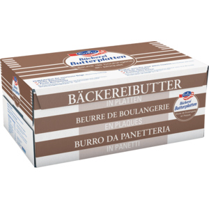 Emmi Bäckereibutter Platten, 10 x 1 kg
