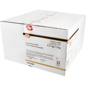 Bell Poulet Rückenfilet, tiefgekühlt, 3 x 1 kg Bell Poulet Rückenfilet, tiefgekühlt, 3 x 1 kg