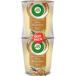 Air Wick Wohlfühl-Duftkerze Warme Vanilleplätzchen, 2 Stück Air Wick Wohlfühl-Duftkerze Warme Vanilleplätzchen, 2 Stück