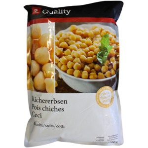 Quality Kichererbsen gekocht, 2,5 kg Quality Kichererbsen gekocht, 2,5 kg