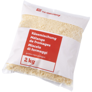 Economy Käsemischung, gerieben, 2 kg Economy Käsemischung, gerieben, 2 kg
