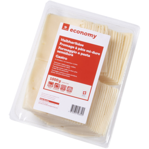 Economy Fromage à pâte mi-dure Gastro, en tranches, 1 kg