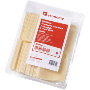 Economy Hartkäse Swiss, Scheiben, 1 kg Economy Hartkäse Swiss, Scheiben, 1 kg