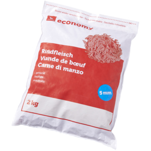 Economy Rinds-Hackfleisch, 5 mm, Österreich, tiefgekühlt  2 kg