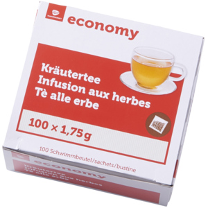 Economy Kräutertee, ohne Faden, 100 Beutel Economy Kräutertee, ohne Faden, 100 Beutel