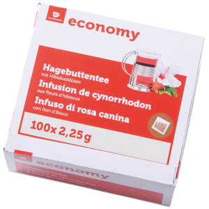 Economy Hagebuttentee, ohne Faden, 12 x 100 Beutel Economy Hagebuttentee, ohne Faden, 12 x 100 Beutel