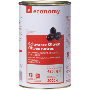 Economy Oliven schwarz entsteint, 3 x 4,25 kg