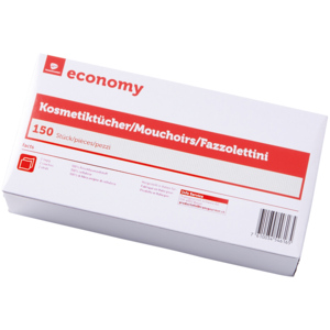 Economy Kosmetiktücher, 2-lagig, weiss, 5 x 4 x 150 St Economy Kosmetiktücher, 2-lagig, weiss, 5 x 4 x 150 St
