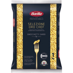 Barilla Selezione Oro Chef Gnocchetti Sardi, 9 x 1 kg