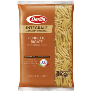 Barilla Pennette Rigate Integrale, n°72, 1 kg Barilla Pennette Rigate Integrale, n°72, 1 kg